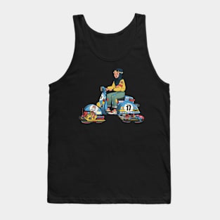 FUTURISTIC SCOOTER GIRL Tank Top